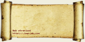 Janko Erak vizit kartica